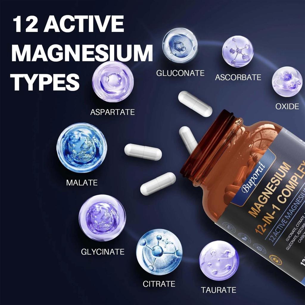 Magnesium Totaal 12-in-1 Complex - 120 capsules 700mg