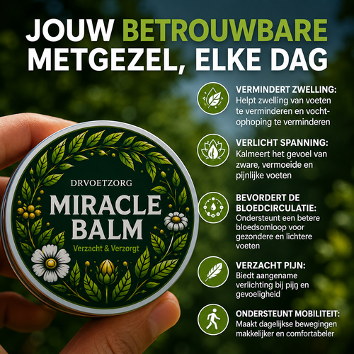 Miracle Balm – Voetbalsem voor Vermoeide & Pijnlijke Voeten